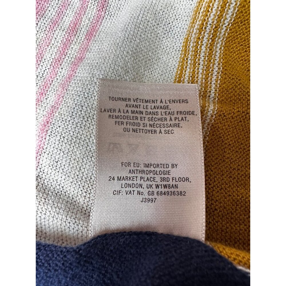 Anthropologie Angel of the North Open Front Cardigan Sweater SMALL Ballet Boho - Picture 10 of 10